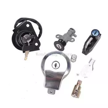 Для Yamaha Virago Xv125 Vstar Xv250 Virago 250 400 535 750 1100 Крышка топливного бака мотоцикла Замок крышки