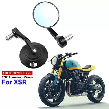 Для YAMAHA XSR700 XSR 700 XSR900 XSR 900 XSR125 155 1 пара 7/8 22 мм мотоциклетных зеркал заднего вида на руль в стиле ретро чёрный