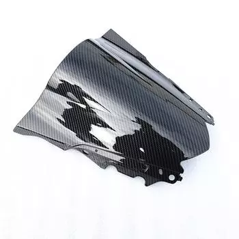 Для Yamaha YZF R25 R3 2013 2014 2015 2016 2017 2018 картина из углеродного волокна мотоциклетный экран лобовое стекло лобовое стекло двойной