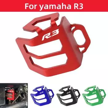 Для yamaha YZFR3 YZF-R3 YZF R3 2015-2025 2025 2025 2020 Мотоцикл CNC Задний тормозной бачок Крышка Защитный чехол золотой