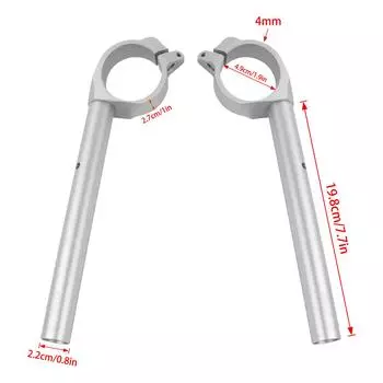 Для Yamaha YZFR7 YZF-R7 YZF R7 2025-2025 2025 49 мм вилка мотоцикла труба клип-на руле клип-на руле ручки чёрный