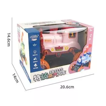 Для забавных трюков игрушечные модели паровозов с подсветкой, музыкальным электрическим дымовым распылителем, работающим от батареек, паровым поездом, детскими игрушками