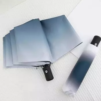 для защиты от ультрафиолета, защиты от солнца и солнцезащитного крема. Черный резиновый зонт