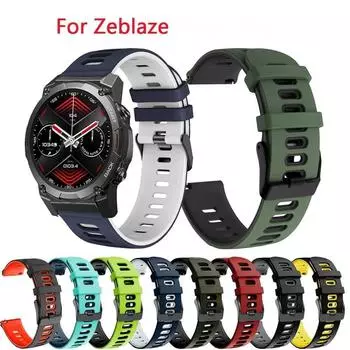Для Zeblaze Vibe 7 Pro сменный силиконовый ремешок для Zeblaze Beyond 2 Stratos Btalk 2 Lite ремешок для часов браслет Correa
