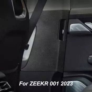 Для ZEEKR 001 2023 внутренняя защитная крышка на стойке B, наклейки для стайлинга автомобиля, аксессуары для модификации чёрный
