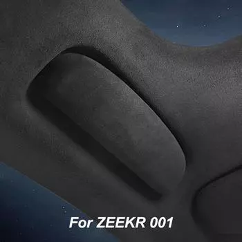 Для ZEEKR 001 аксессуары для интерьера, замшевый держатель для солнцезащитных очков из алькантары, органайзер для хранения, коробка синий