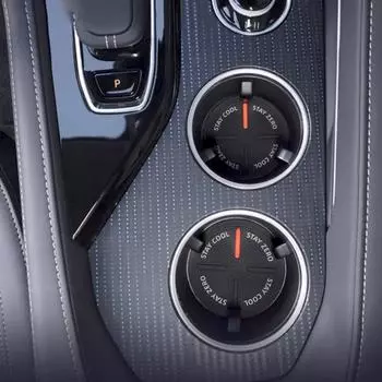 Для ZEEKR 001 центральная консоль, чашка для воды, резиновая накладка, шумопоглощающий коврик для чашки, аксессуары для внутренней модификации чёрный