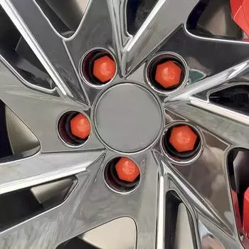 Для ZEEKR 001 Ступица рулевого колеса Красочные защитные винты Аксессуары для модификации автомобиля чёрный