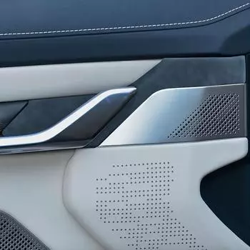 Для ZEEKR 001 внутренняя дверная панель, ручка, накладка, наклейка, аксессуары для стайлинга автомобиля, модификация красный