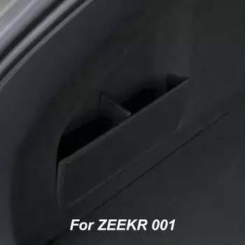 Для ZEEKR 001 задний багажник, левая сторона, органайзер, перегородка, боковой ящик для хранения, аксессуары для модификации салона автомобиля чёрный