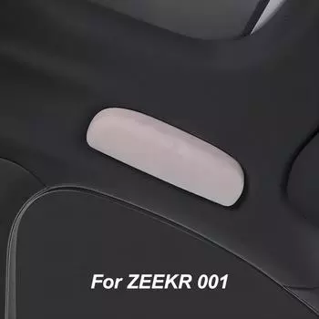 Для ZEEKR 001 замшевая коробка для хранения солнцезащитных очков, аксессуары для интерьера, органайзер для солнцезащитных очков, держатель серый