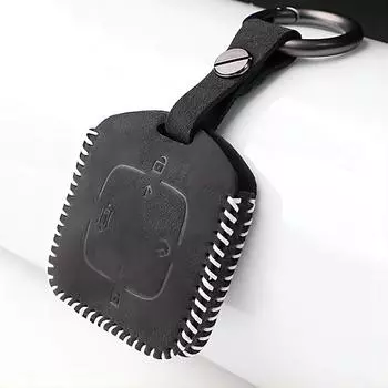 Для ZEEKR 001 замшевый чехол для ключей из алькантары, чехол для ключей, аксессуары для стайлинга автомобиля чёрный/белый