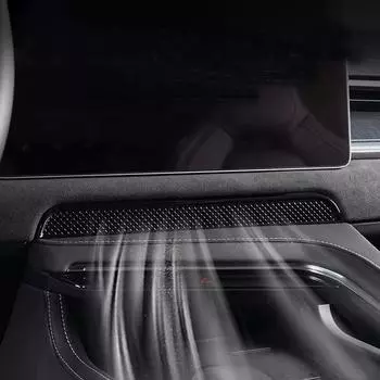 Для ZEEKR 001 Защитная крышка вентиляционного отверстия центральной консоли, аксессуары для модификации интерьера чёрный