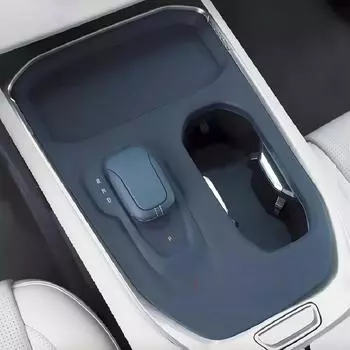 Для ZEEKR 009 центральная консоль, панель переключения передач, резиновый чехол, не царапающийся, противоскользящий защитный чехол чёрный