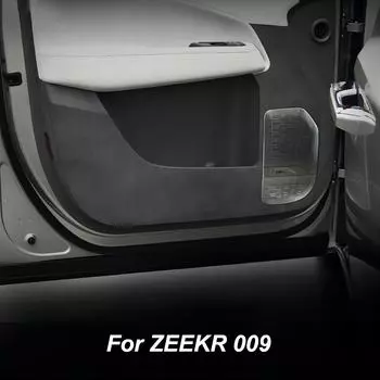 Для ZEEKR 009 замшевая дверная противоударная накладка, автомобильный Стайлинг, защитный чехол для дверной панели синий