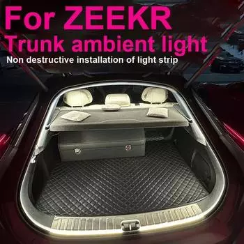 Для ZEEKR Automotive Atmosphere lights Окружающее освещение Модифицированные аксессуары Освещение багажника Освещение багажника 3000K Golden слоновая кость