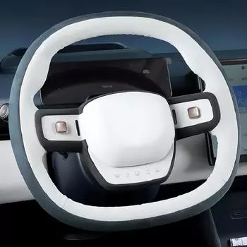 Для ZEEKR X 2023 2024 чехол на руль из алькантары, аксессуары для модификации интерьера фиолетовый