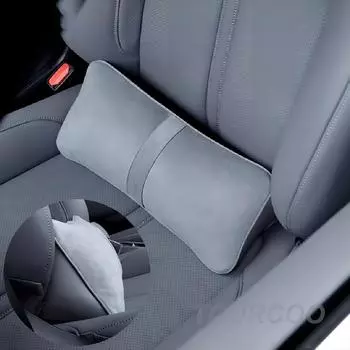 Для ZEEKR X 2023 2024 замшевое сиденье из алькантары, подушка для поясничной поддержки, внутренняя подушка для талии, аксессуары для внутренней модификации чёрный