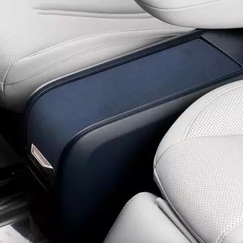 Для ZEEKR X раздвижная коробка для центральной консоли, наклейка, алькантара, замша, защитный декоративный чехол для салона автомобиля, модифицированные аксессуары фиолетовый