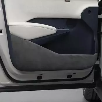 Для ZEEKR X внутренняя дверная панель, замшевые противоударные наклейки, защитные наклейки для интерьера, защитные накладки чёрный