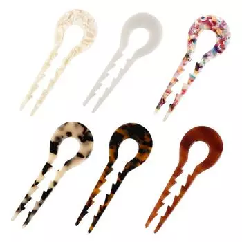 Для женщин дисковые заколки для волос подарочный головной убор вилка для волос U-образная шпилька аксессуары для волос палочка для волос светло-коричневого