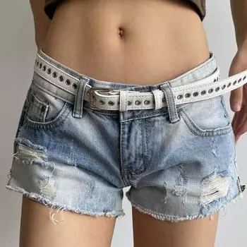 Для женщин джинсы мода круг пряжка брюки пояс PU кожаный ремень поясной ремень