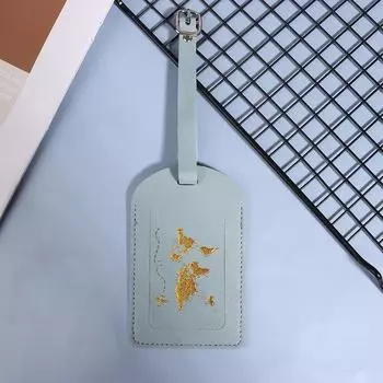 Для женщин и мужчин искусственная кожа карта багажная бирка чемодан идентификатор этикетка багажная сумка бирка имя ID адрес держатель дорожные аксессуары