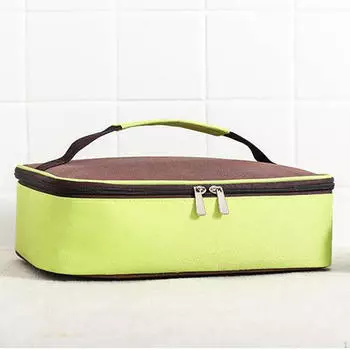 для женщин, изолированные пакеты для обеда, большая сумка-холодильник для работы, многоразовая с карманом Gray S