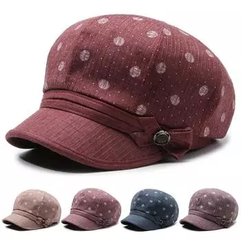 Для женщин среднего и пожилого возраста, новая весенне-осенняя модная повседневная шляпа для мам, тонкая восьмиугольная шляпа, солнцезащитная шляпа для свекрови