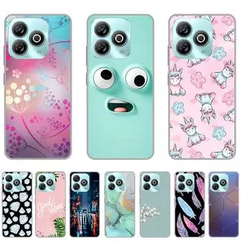 Для ZTE A75 черный чехол роскошный милый мультяшный чехол на ZTEA75 силиконовый полная защита противоскользящий ударопрочный ультра тонкий 6.6 дюймов коричневый