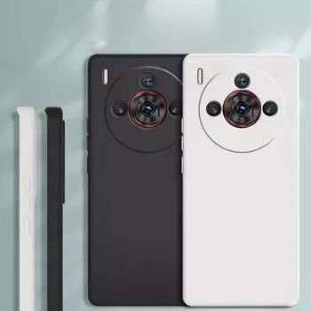 Для ZTE Nubia Z70 Ultra Liquid силиконовый ремешок чехол для Nubia Z60S Pro Z60 Ultra Soft TPU защита камеры противоударный чехол ZTE Nubia Z70 Ultra темно-зеленого