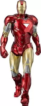 DLX Marvel Studios The Infinity Saga Iron Man Mark 6 Железный человек Марк масштабная металлическая окрашенная подвижная фигурка [DLX 6] 1/12 ABS и ПВХ и цинковый сплав и другое