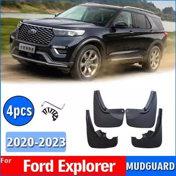 ДЛЯ Ford Explorer брызговики крыло брызговики защитные автомобильные аксессуары брызговики передние задние 4 шт чёрный