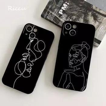 ДЛЯ IPhone 14 Beautiful Body Line Art Мягкий чехол для Iphone 14 11 12Pro 8 7 Plus X 13Pro MAX SE2020 XR XS Чехлы iphone 12Mini