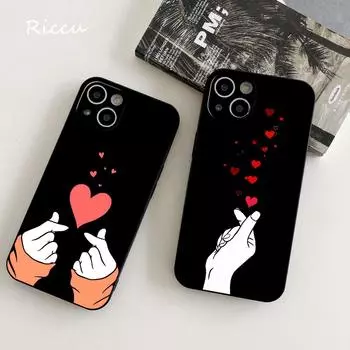 ДЛЯ iPhone 14 Чехол для телефона Fingertip Love 14 11 12 Pro 8 7 14 Plus X Pro 14 MAX 13 MINI XR XS iphone 14 13 Мягкие чехлы для телефонов iphone XR