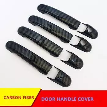 ДЛЯ SEAT IBIZA/SEAT CORDOBA 1993-2002 новые хромированные чехлы на дверные ручки автомобиля из углеродного волокна, накладки на отделку, стиль 1 KEYHOLE
