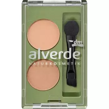 DM Alverde Alverde Eyebrow Powder Duo 01, 1.6g