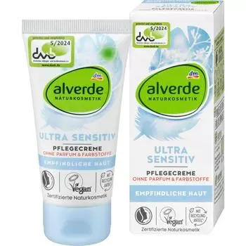 DM alverde Alverde Nature Ультра Чувствительный дневной крем 50 мл