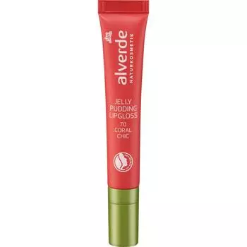 DM Alverde Nature Jelly Pudding Lip Gloss 70 Coral Chic 10 мл