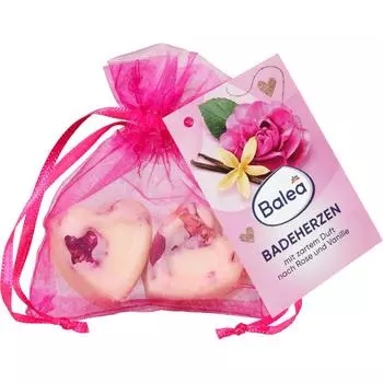 DM Balea Bath Salt Bath Heart Rose Vanilla 36g