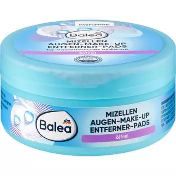 DM Balea Eye Makeup Remover Pads, Oil Free 50 Pieces