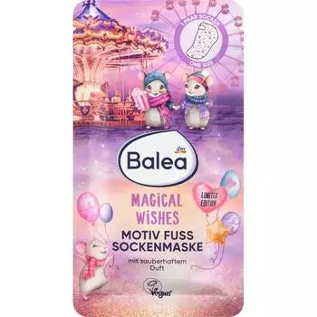 DM Balea Foot Mask Socks Magical Wishes (1 pair) 1 piece