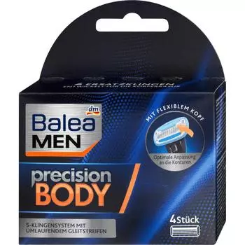 DM Balea MEN razor blade precision body 4pcs