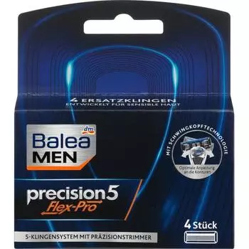 DM Balea Precision Flex Pro 5-Ply Razor Blade (Men) 4St