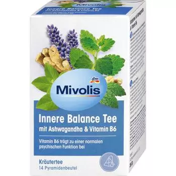 DM DM Mivolis Herb Tea Inner Balance Tea 14 пакетиков по 28 г
