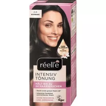 DM DM Real reele Intensive Hair Tint 2.0 Black 1pc