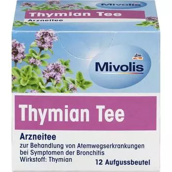 DM Mibolis Улучшение дыхательной функции, травяной чай с тимьяном 16,8 г