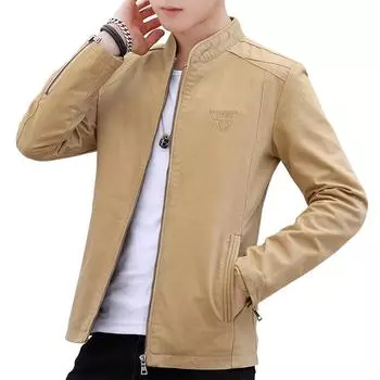 Dm Одежда Мужская Весна И Осень Пальто И Одежда Модные Красивые Дикие Стройные Весна И Осень L хаки