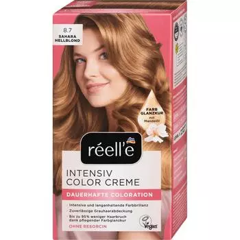 DM Real reele hair color 8.7 Sahara light blonde 1pc
