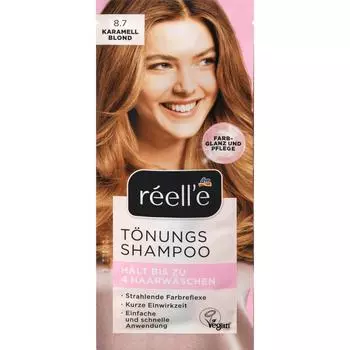 DM Real reele toning shampoo 8.7 caramel blonde 14ml